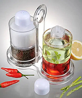 Набір для Олії Уксуса Перцюс Солі Spice Jar O.V.S.P. Stack Dispenser Set
