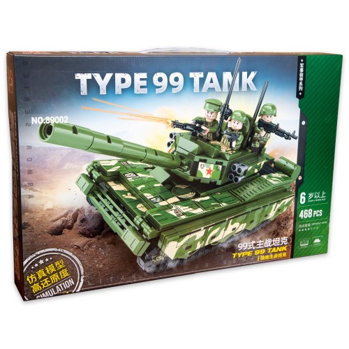 Дитячий блоковий конструктор Танк "Type 99" 468 деталей || Конструктор для дітей