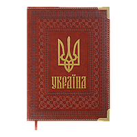 Щоденник датований 2024 STATUT, A5, коричневий, штучна шкіра/поролон