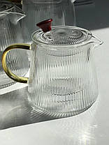 Чайник заварник скляний Чарлі (550 мл; 750 мл, 950 мл), фото 2