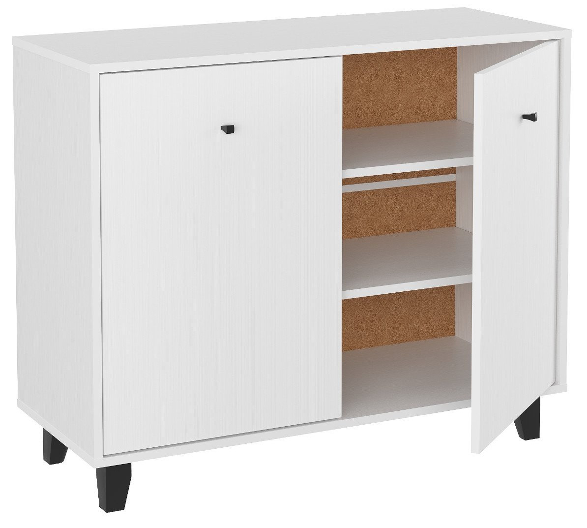 Комод на ніжках білий Комод-20 (100х40х82) Компаніт, фото 1