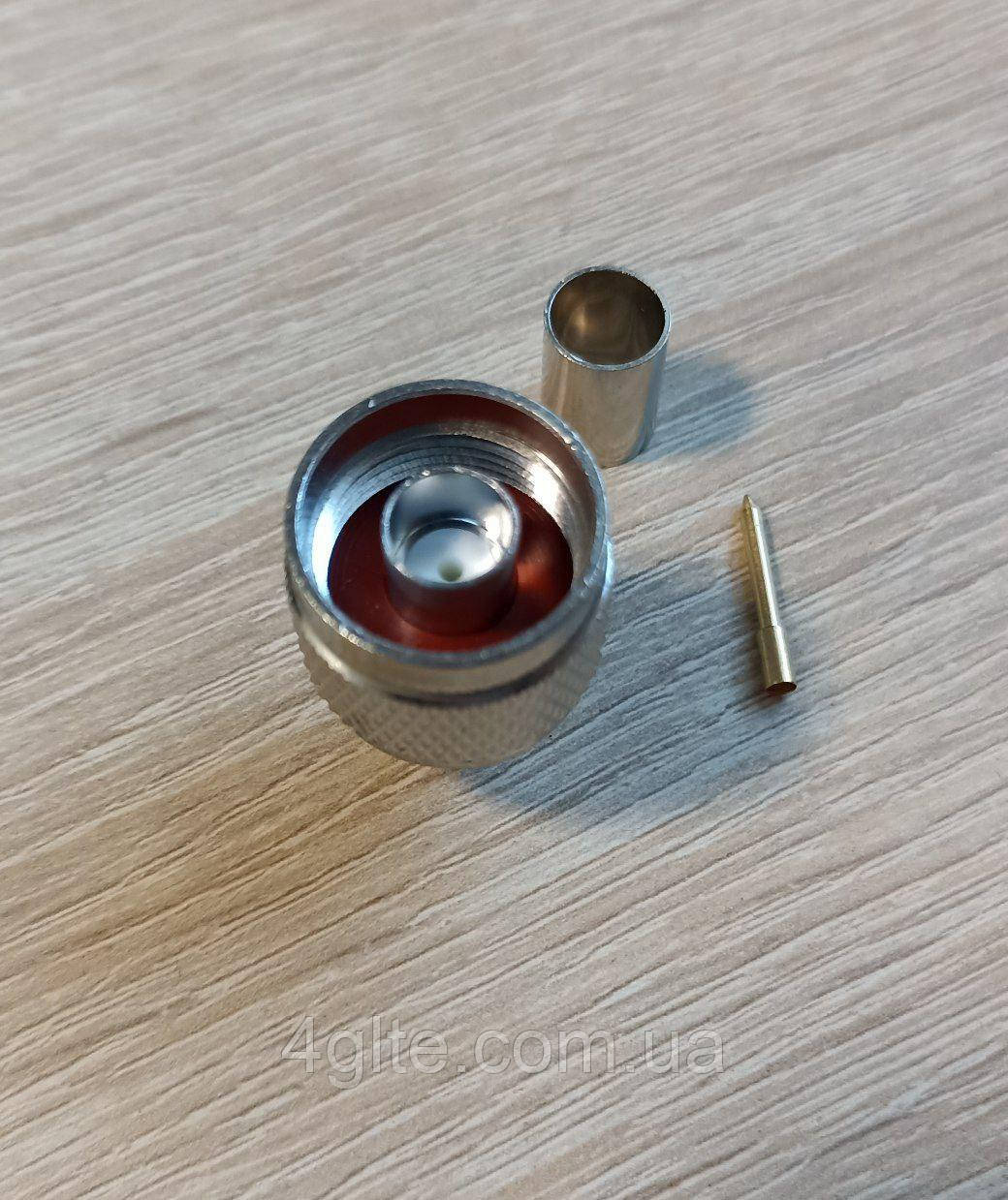 Роз'єм N (male/female) під обжим кабеля, фото 1