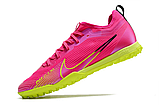 Стоноги Nike Mercurial Vapor Pro 14 elite TF pink рожеві, фото 4