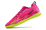 Стоноги Nike Mercurial Vapor Pro 14 elite TF pink рожеві, фото 3