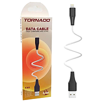 Кабель USB-Lightning TORNADO TX6 білий