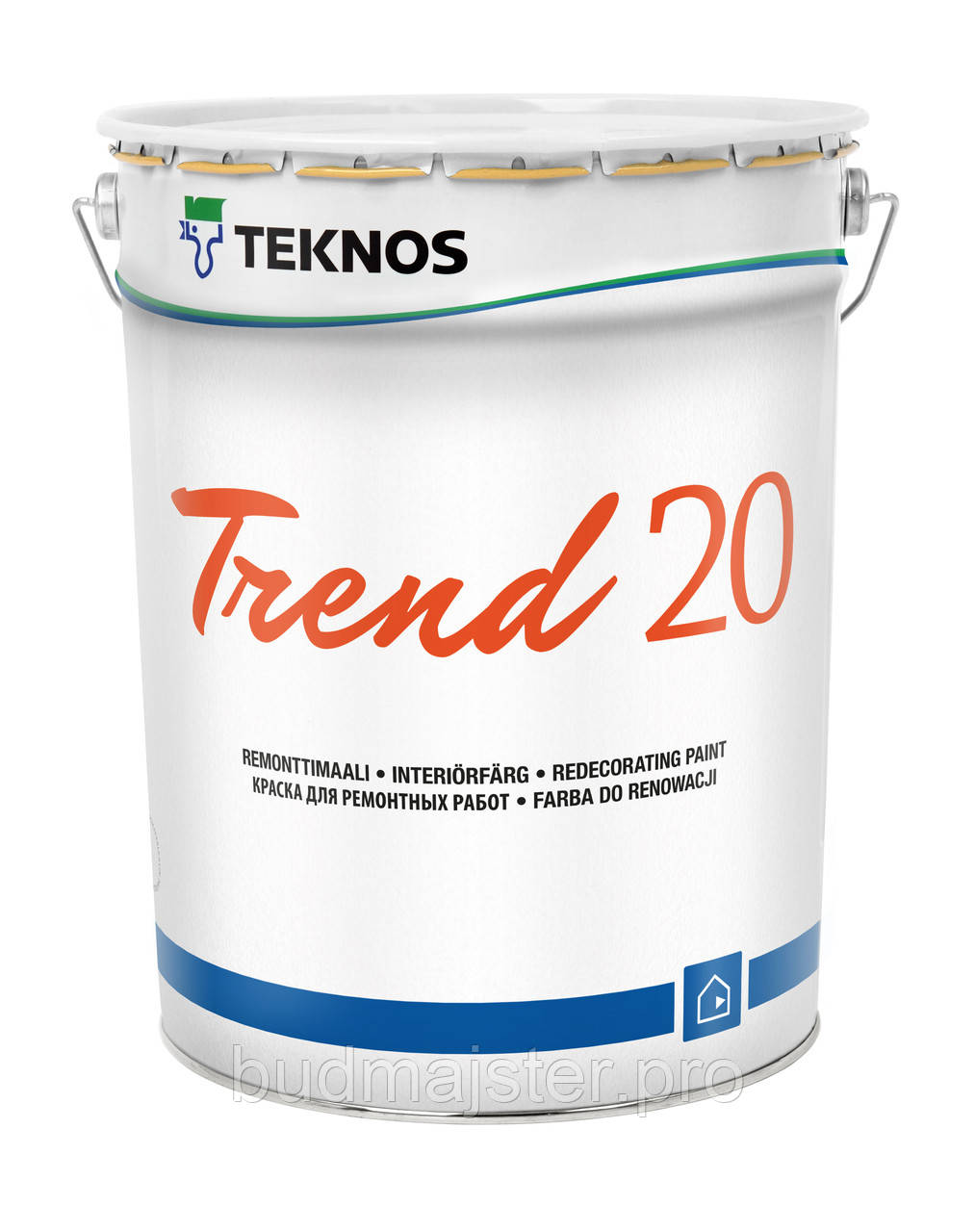 Фарба Teknos TREND 20 для ремонтних робіт, 18 л. Б1