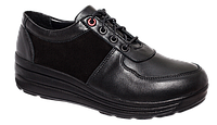 Жіночі підліткові ортопедичні туфлі Туреччина чорного кольору Форест Орто 4Rest Orto розмір 36-41