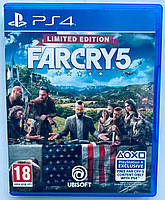 Far Cry 5 Limited Edition, Б/У, английская версия - диск для PlayStation 4