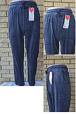 Велюрові штани жіночі високої якості великих і дуже великих розмірів FYV, фото 2