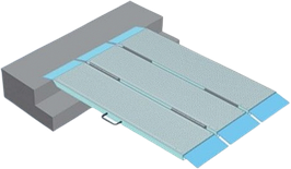 Пандус розкладний поперечний - ПРП-250