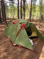 Палатка двухслойная непромокаемая Tramp Lite Camp 4 TLT-022.06 Кемпинговые палатки большие (Карпова палатка)