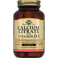 Солгар Кальцію Цитрат з Вітаміном Д3 (Solgar Calcium Citrate Vitamin D3) таблетки, 60 шт.