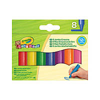 Набор больших восковых мелков для малышей 8 цветов Mini Kids Crayola 81-0080