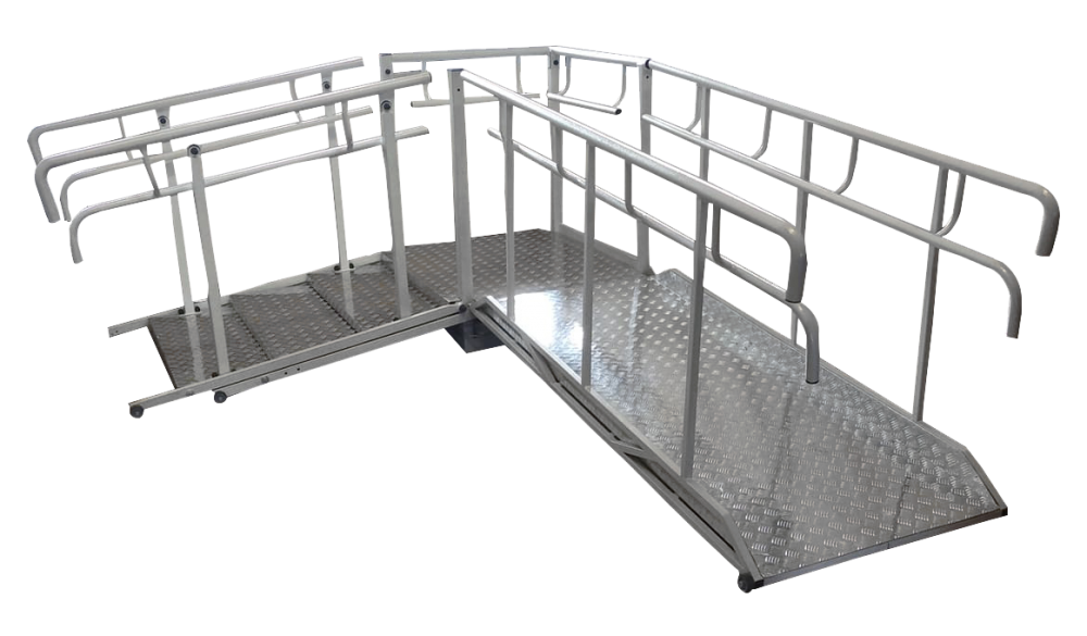 Сходинки з похилою площиною з електричним регулюванням висоти СХПЕ-1