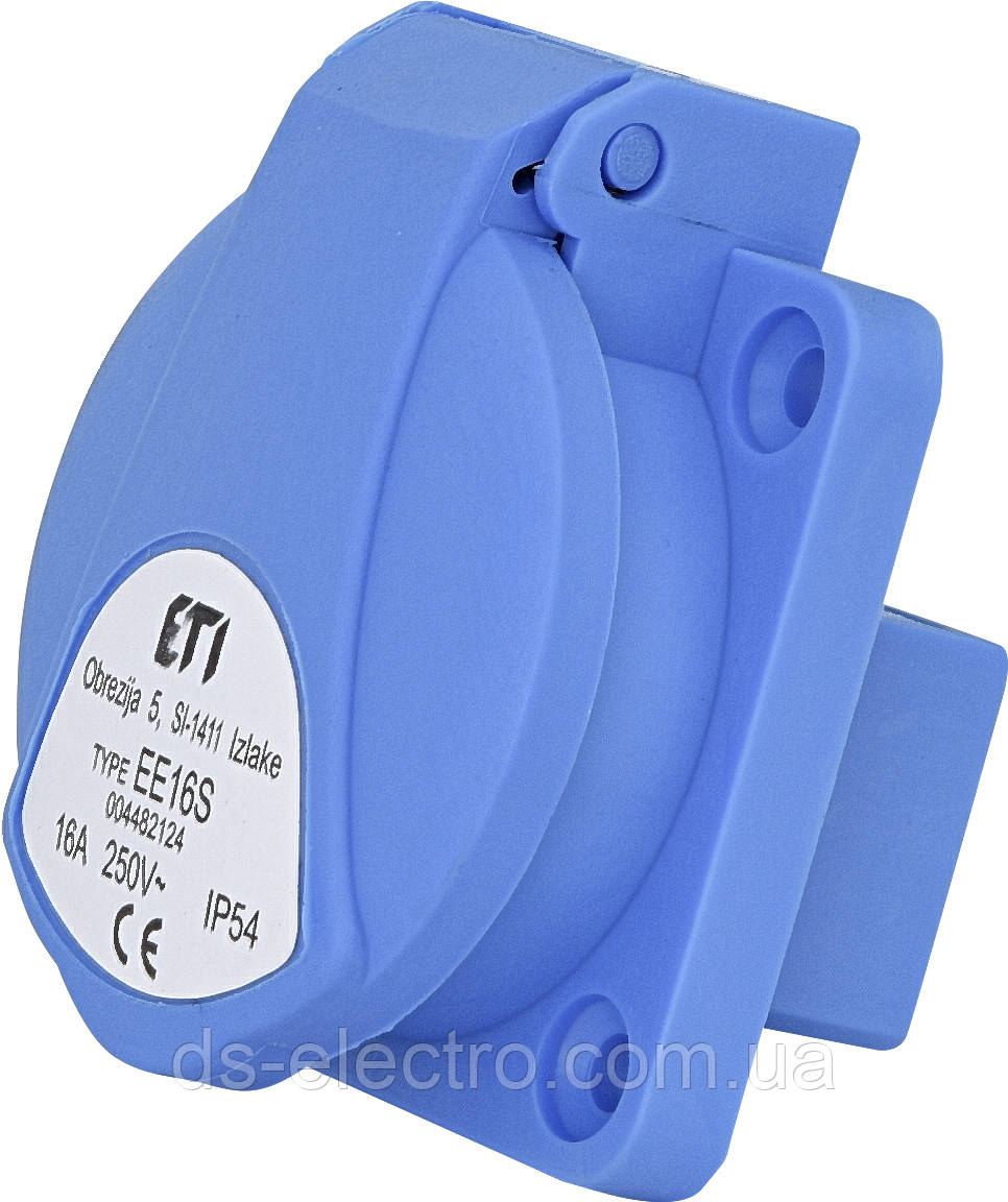 Розетка вбудована EE-16S IP54 (16A, 250V, Schuko), фото 1