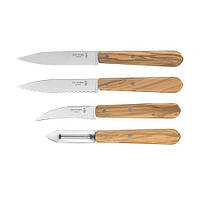 Набір 4 ножі Opinel Les Essentiels Box Set Olive (002163)