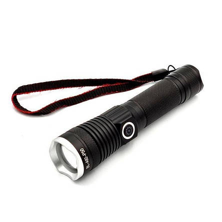 Ліхтар ручний BL-A92-P50, 1x18650, zoom, ЗУ Type-C, фото 1