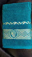 Рушник лицевий Цезар 50х90см Parisa Home Узбекистан бірюза 430г/м