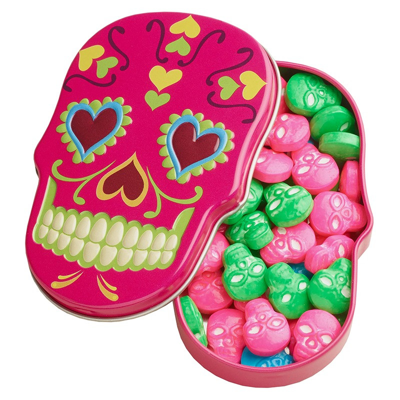 Драже Sugar Skulls Sweet Candy Skulls Tin 39.6g