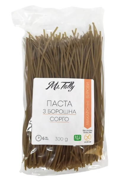 Паста із соргу без глютена MsTally 300 г