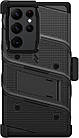 Чохол Zizo Bolt Series Black з кліпсою для Samsung Galaxy S23 Ultra SM-S918, фото 4