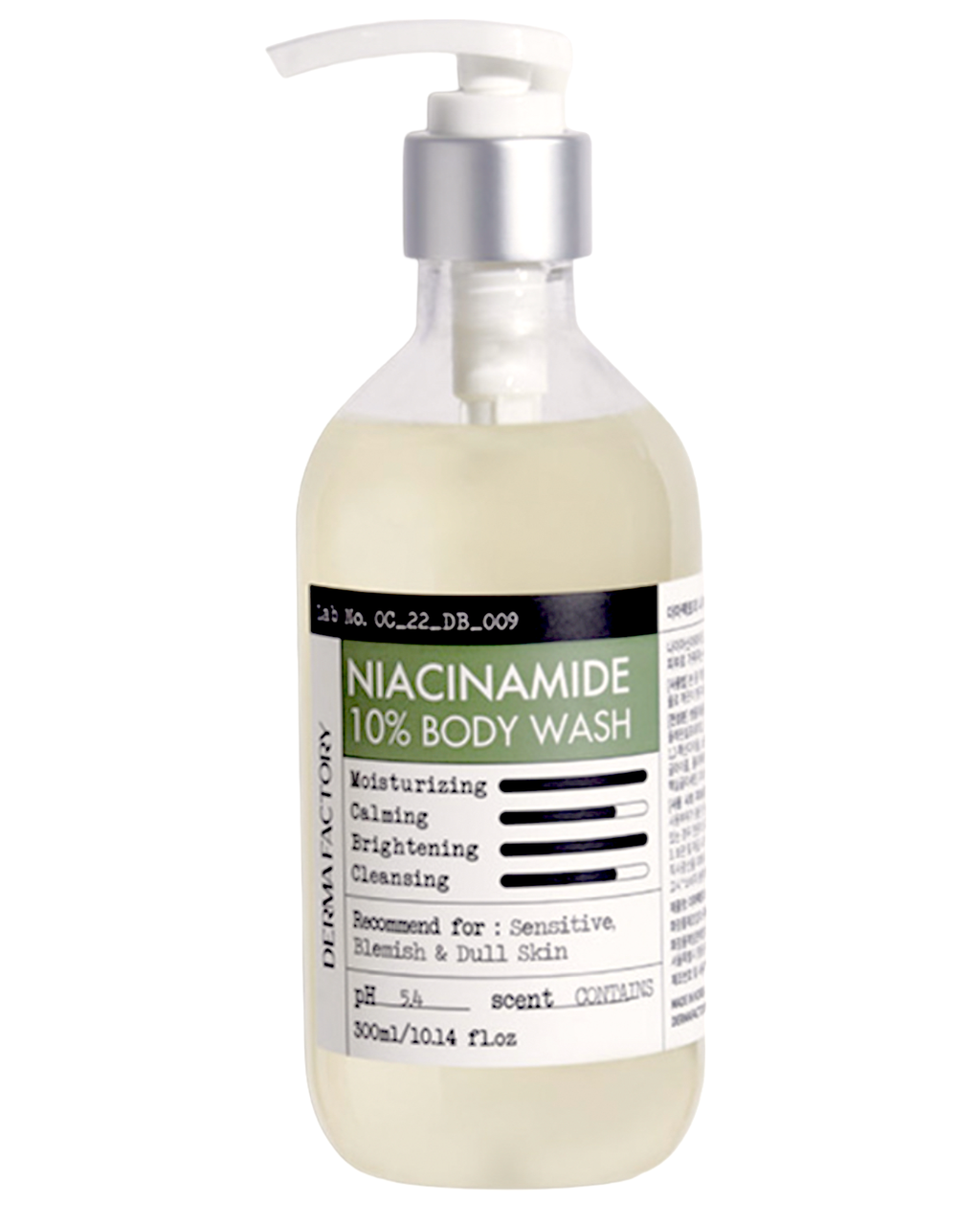 Derma Factory Niacinamide 10 Body Wash - Дерматологічний засіб для очищення тіла з ніацинамідом, 300 мл, фото 1
