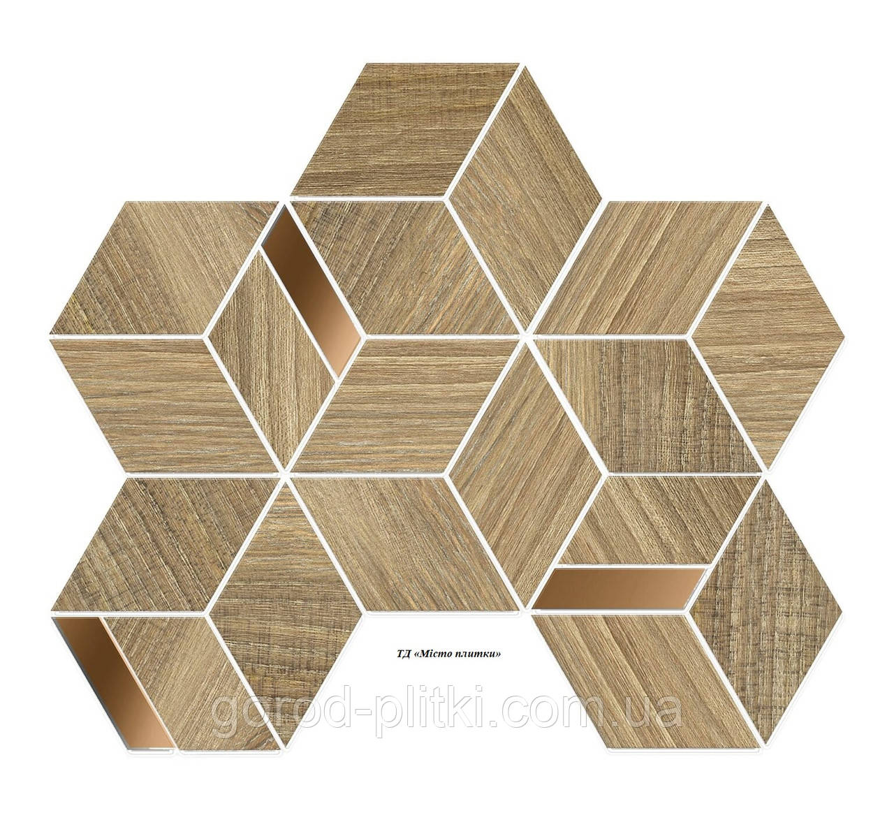 Ceramika Konskie Pireus Mosaic Rect 25х28.5, фото 1