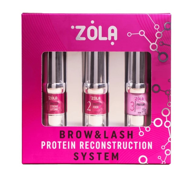 Набір для ламінування Zola Brow&Lash protein reconstruction system
