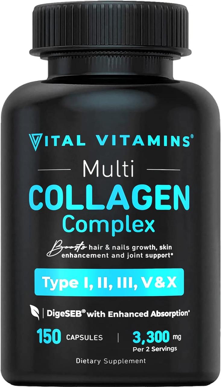 Vital Vitamins Multi Collagen Complex 150 капсул
