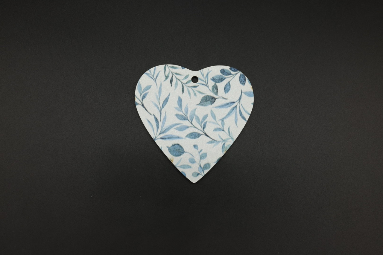 Дерев'яна новорічна іграшка з друком.  75х75мм