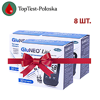 Тест полоски Глю Нео Лайт (GluNeo Lite) 8 упаковок