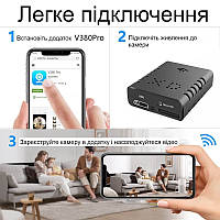 Камера вай фай p2p, WIFI Nectronix XD, запись видео HD 720P, SD до 128 Гб EAA