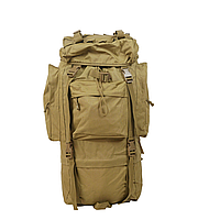 Тактический армейский рейдовый рюкзак Kiborg ВСУ 80 л, Походный военный рюкзак ЗСУ койот оксфорд