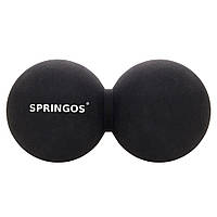 Мяч для массажа lacrosse Springos FA0053 (5907719401904)