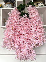 Штучна гліцинія. Гілки декоративної гліцинії (115 см, рожева, New model), фото 2