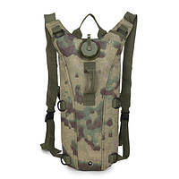 Рюкзак с гидратором 3L, Гидратор военный, Питьевая система (Ruin camouflage) EAA