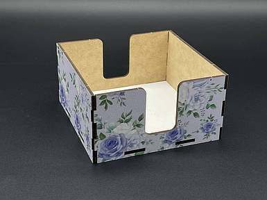 Серветниця УФ-друком. 12,5х12,5х6,5см