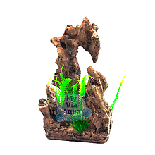 Декоративна скеля із рослинами MY-47