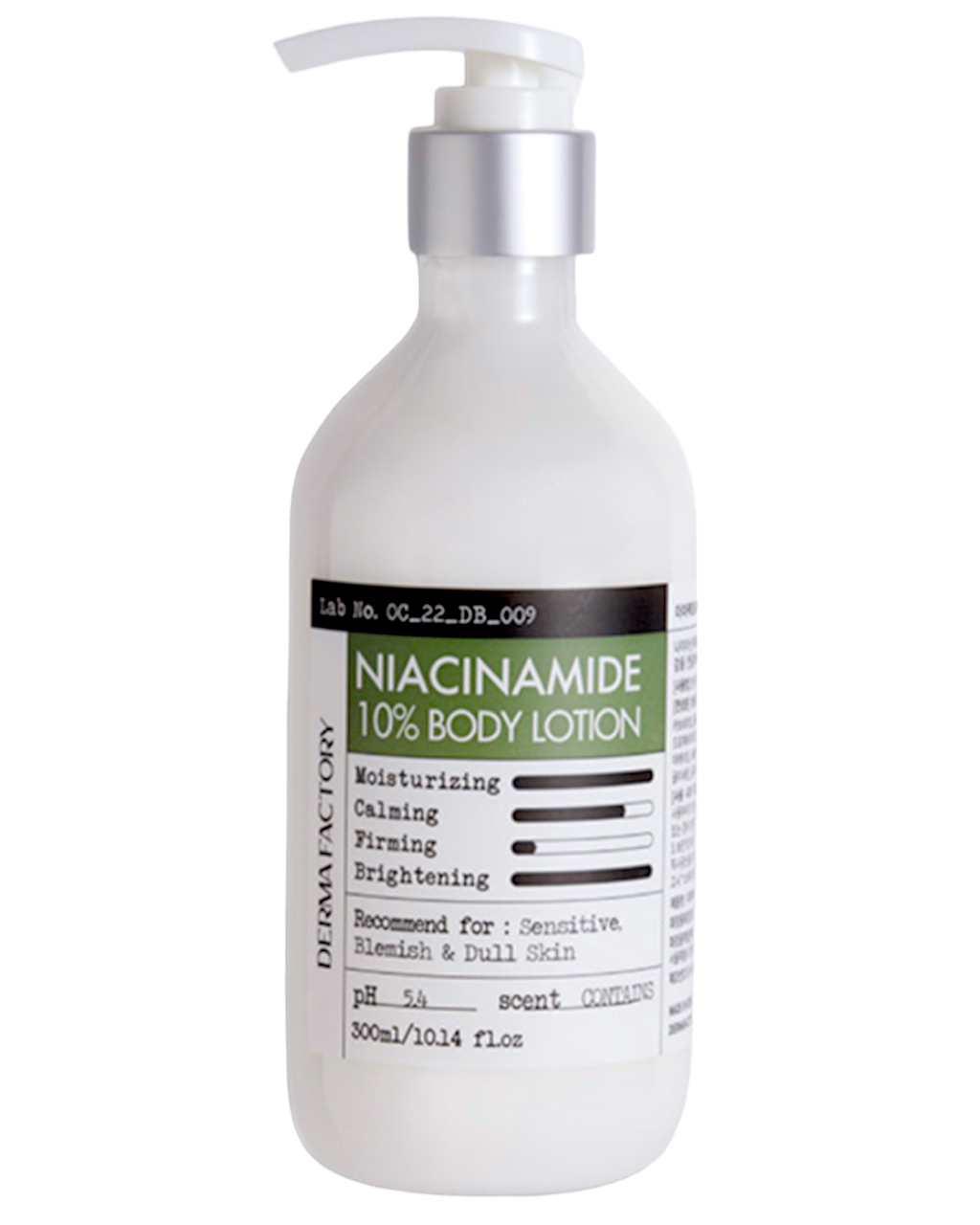Derma Factory Niacinamide 10% Body Lotion - Дерматологічний заспокійливий лосьйон для тіла з ніацинамідом, фото 1