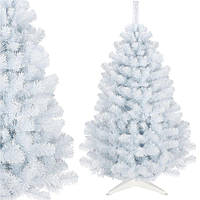 Искусственная рождественская ёлка из белой елки 180 cm Springos CT0049 (5907719428284)