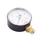 Манометр для тиску води ICMA 244 на 10 бар з нижнім підключенням 1/4" Ø63 мм 91244AB10, фото 3