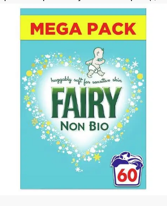 Дитячий пральний порошок Fairy "Non Bio"  60 прань (3.9 кг.) 8001841698236