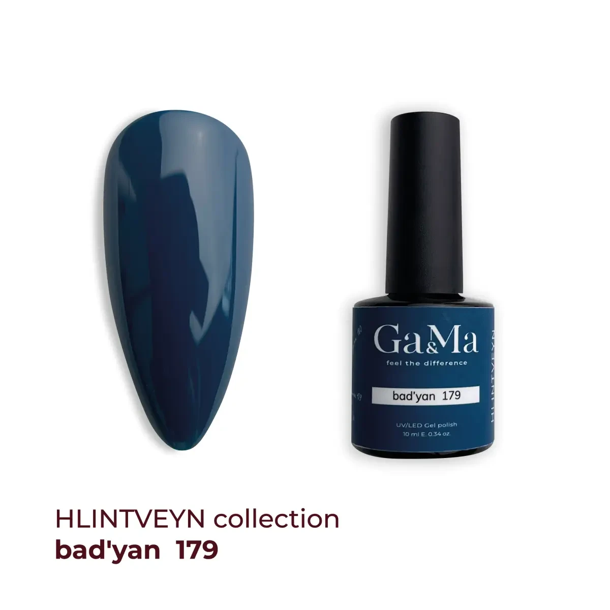 Гель-лак Ga&Ma Бадьян зірчастий 179 Hlintveyn collection, 10 мл