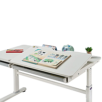 Детская Парта Cubby Iris Grey + зростаюче дитяче крісло Fundesk LST3 Grey для школяра, фото 5