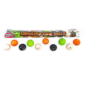 Цукерки на Геловін Halloween Dubble Bubble Ghoulish Gum Balls 61g