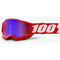 Детские очки 100% ACCURI 2 Youth Goggle Red - Mirror Blue Lens