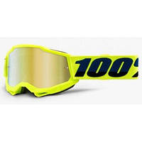 Детские очки 100% ACCURI 2 Youth Goggle Fluo Yellow - Mirror Gold Lens