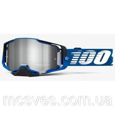 Окуляри 100% Goggle ARMEGA Goggle Rockchuck — Mirror Silver Lens