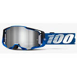 Окуляри 100% Goggle ARMEGA Goggle Rockchuck — Mirror Silver Lens, фото 3