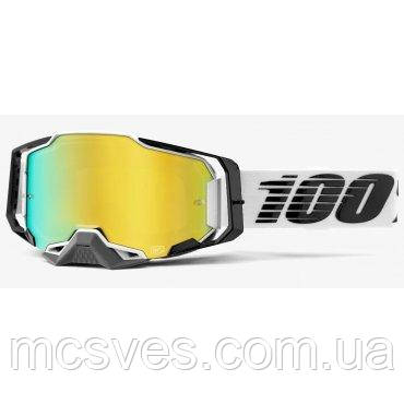 Окуляри 100% ARMEGA Goggle Atmos — Mirror Gold Lens